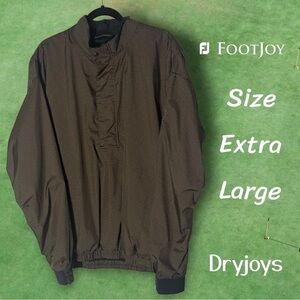 FOOTJOY Dryjoys Houndstooth Windbreaker Size Extra Large
